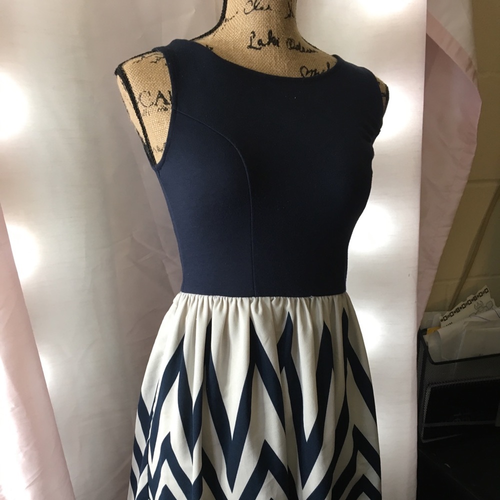Navy blue dress